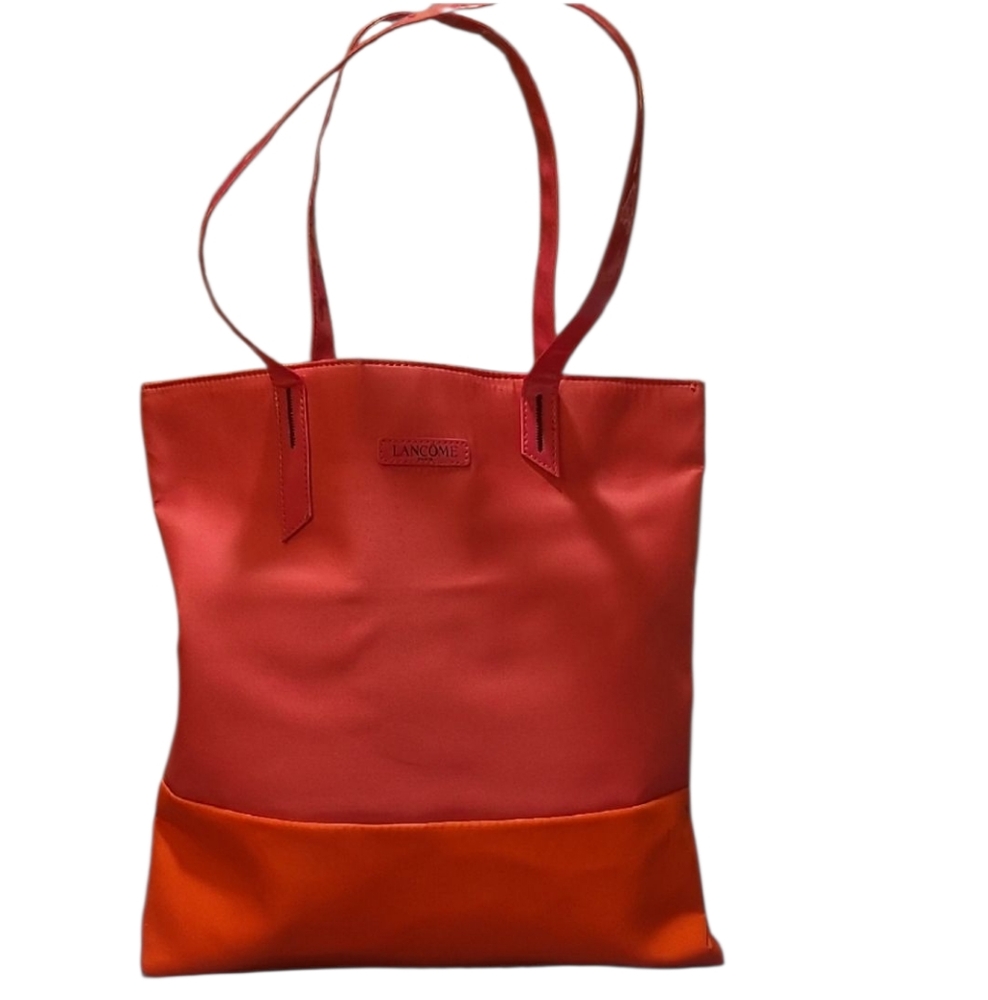 Lancome Red and Orange Tote Bag